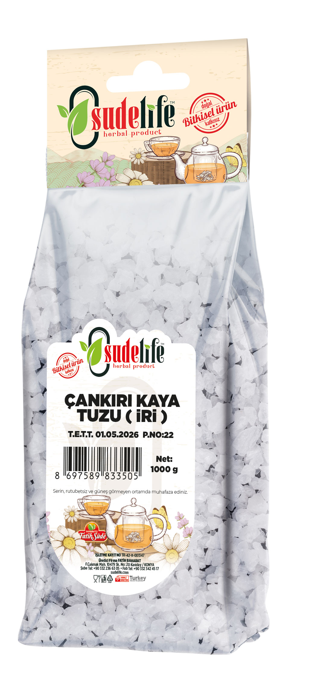 Kayatuzu Kristal 1000 g (Çankırı)