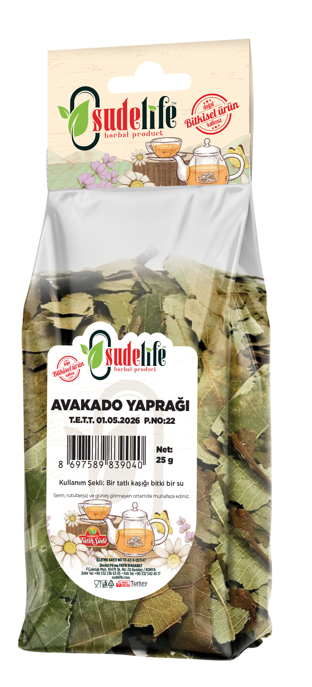 Avakado Yaprağı Çayı 25 g