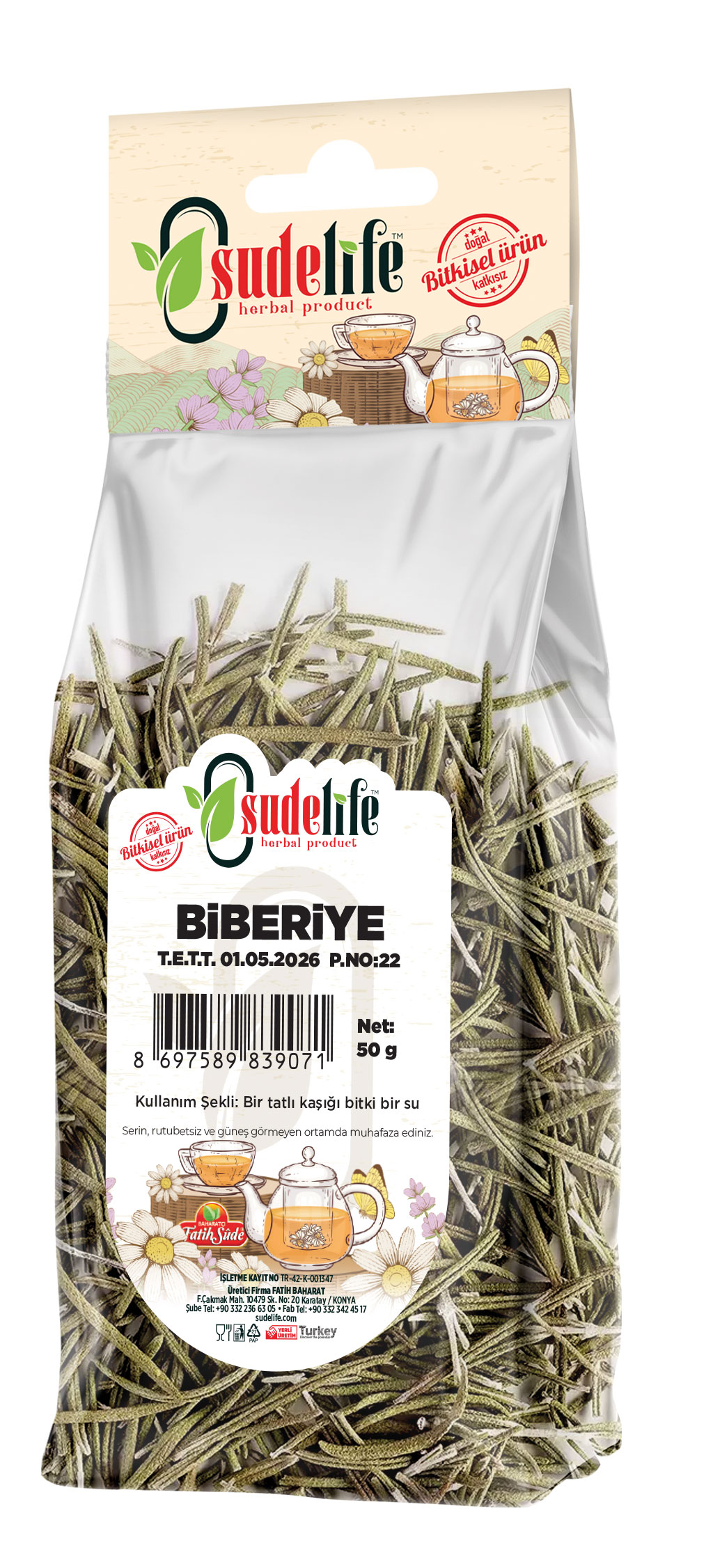 Biberiye Çayı 50 g