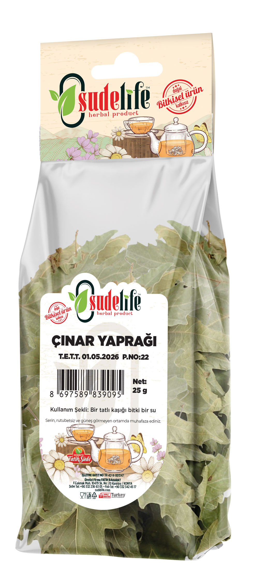 Çınar Yaprağı 25 g