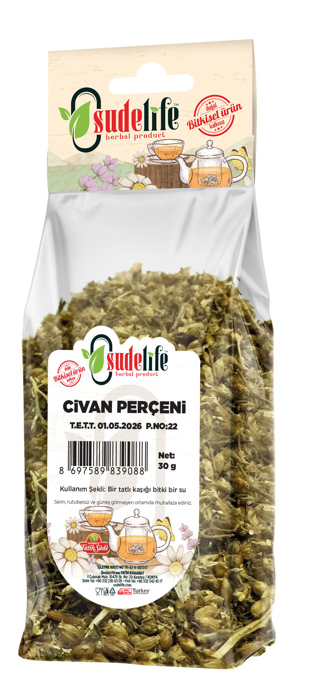 Civan perçemi 30 g
