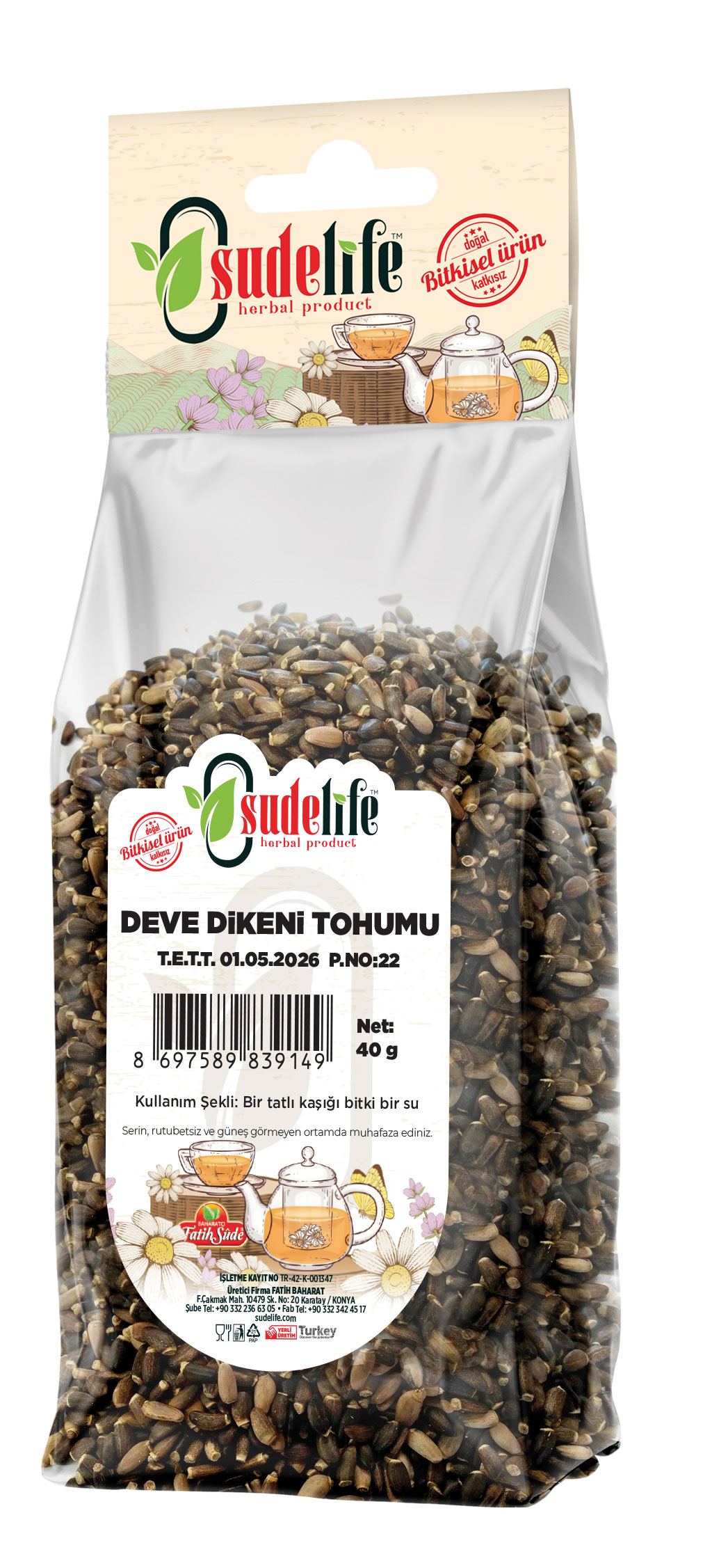 Deve Dikekeni Tohumu 40 g