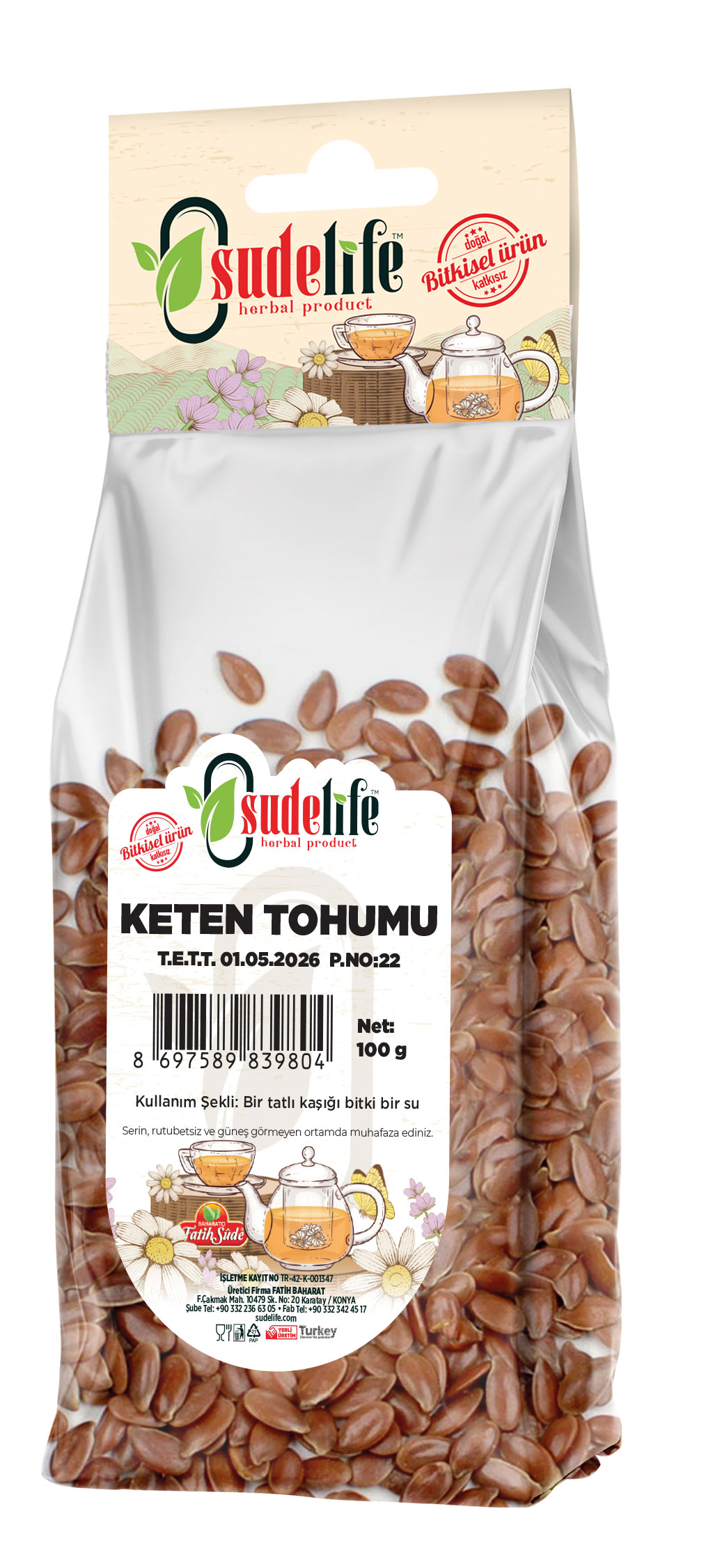 Keten Tohumu 100 g