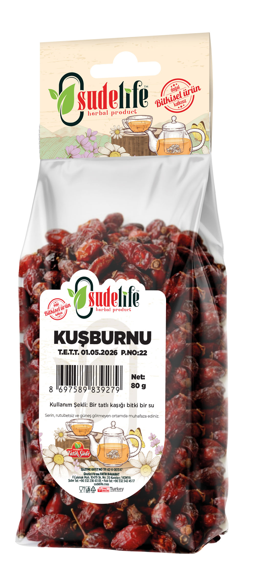 Kuşburnu çayı 80 g