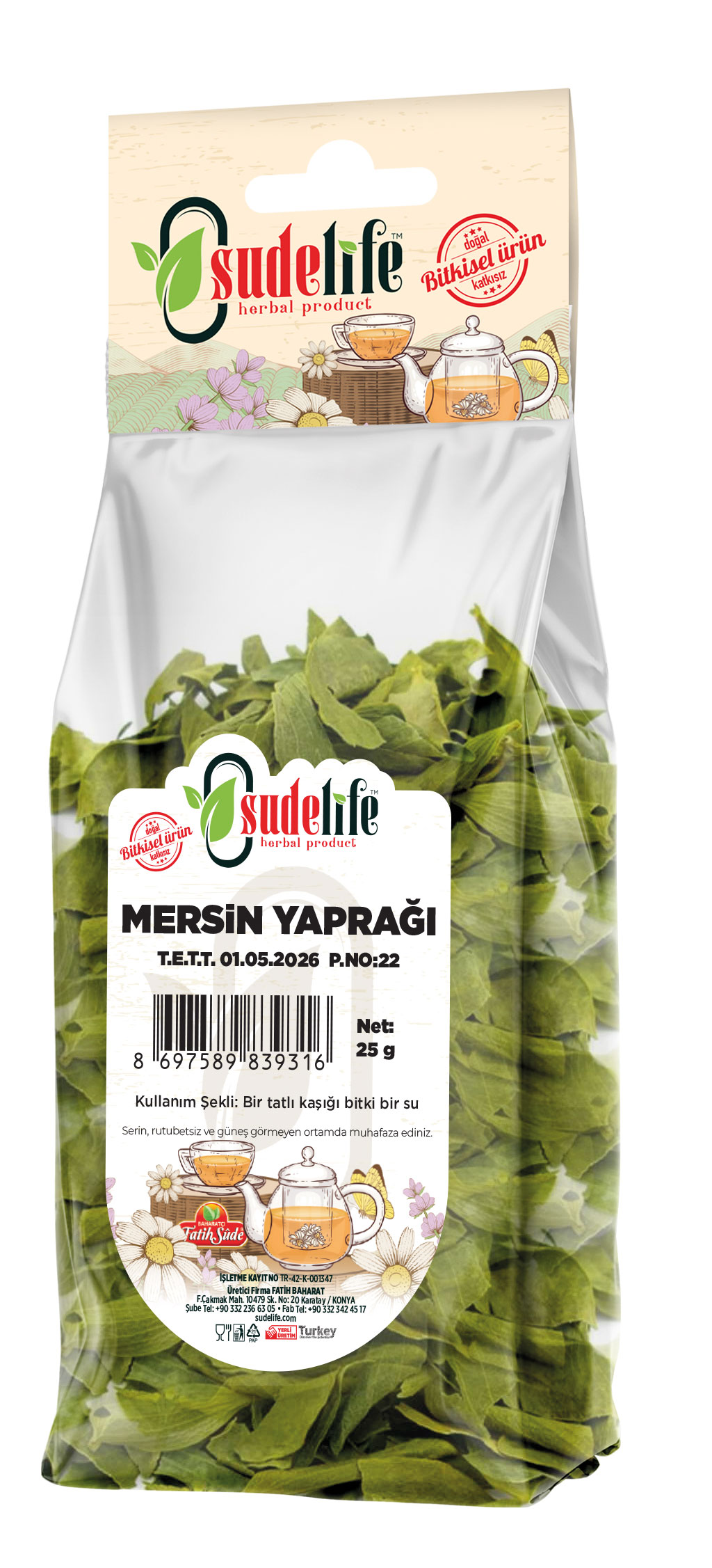 Mersin Yaprağı Çayı 25 g