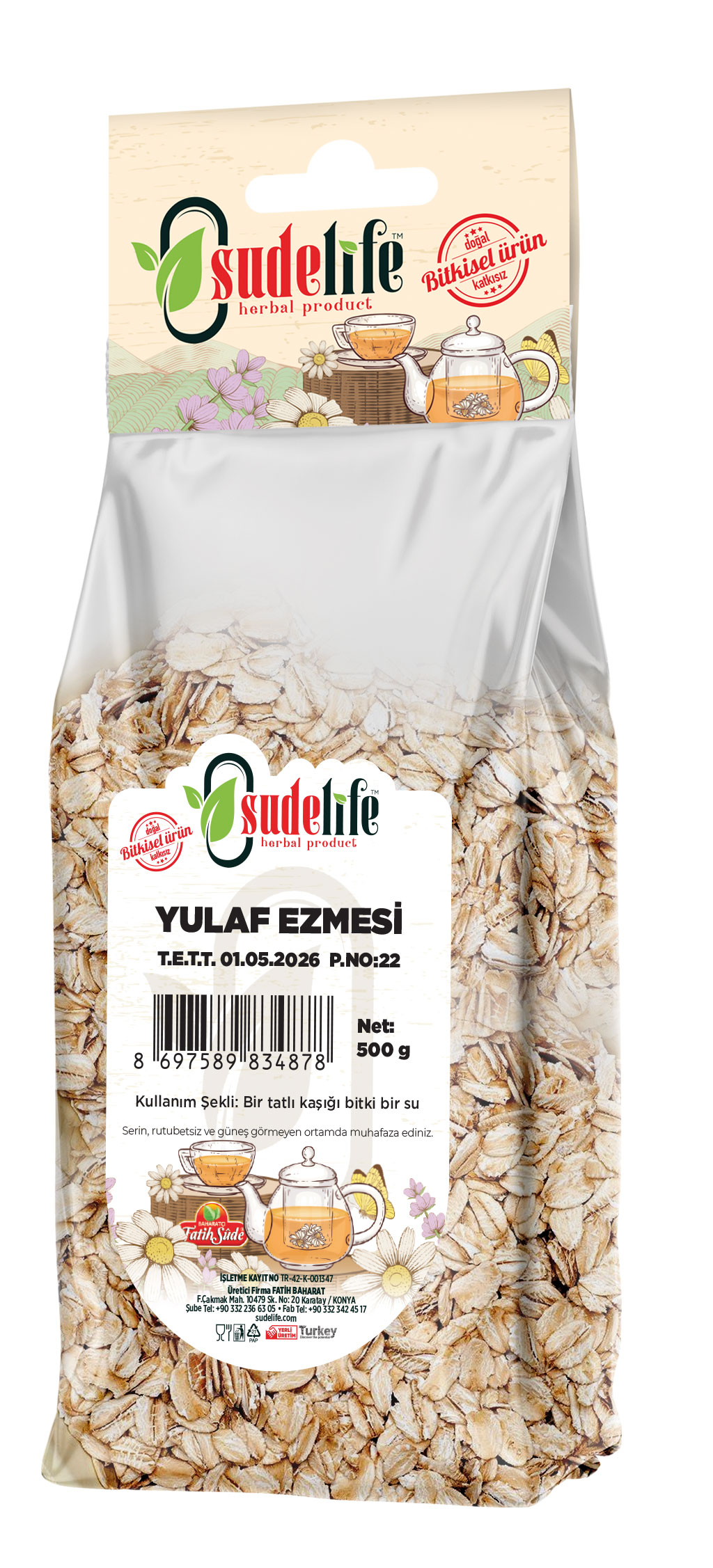 Yulaf Ezmesi 500 g