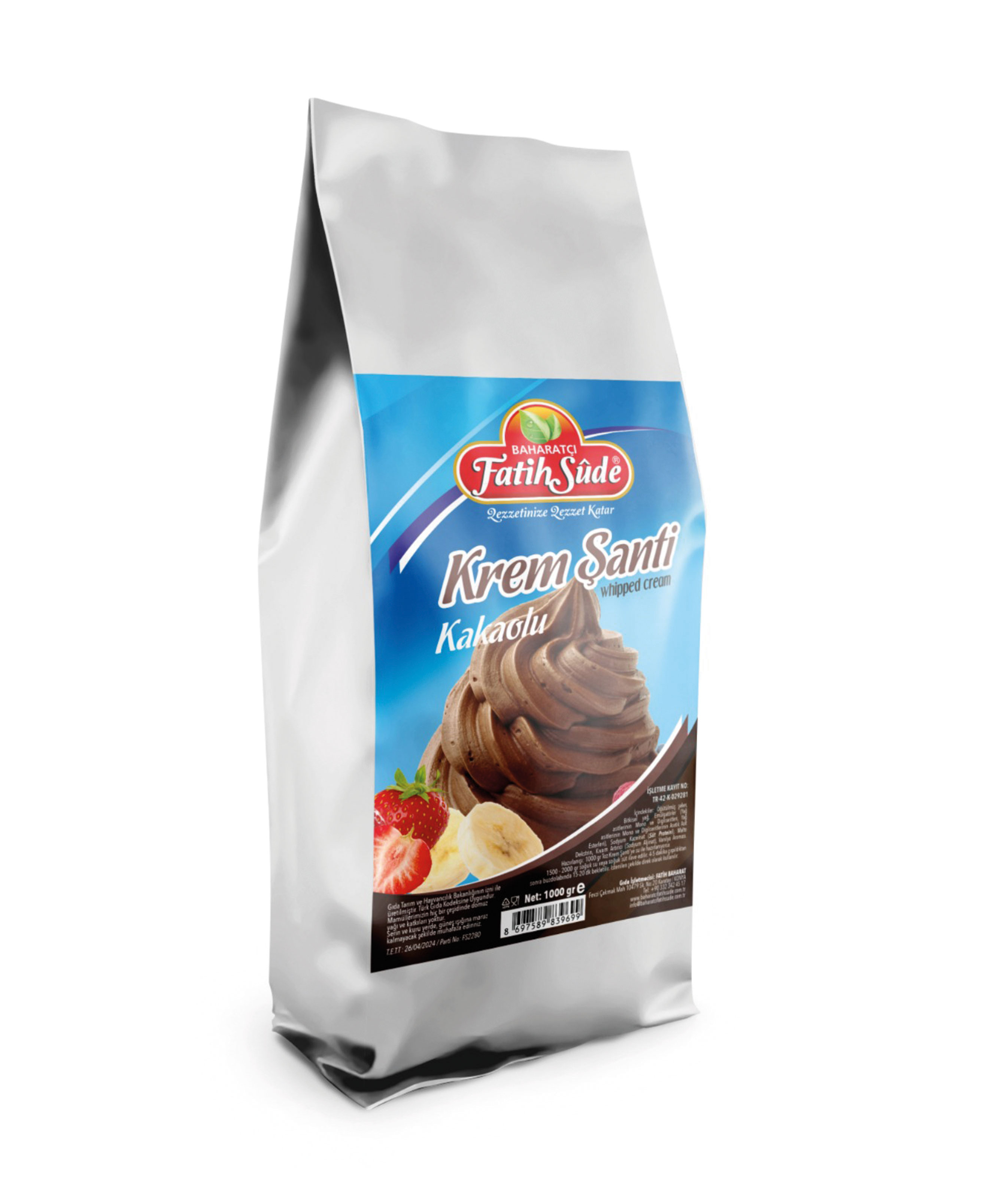 Krem Şanti Kakaolu 1000 g